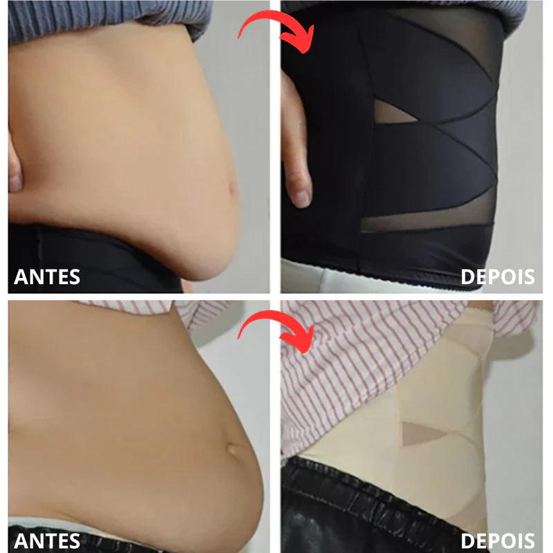 Super Cinta Short Magry Fit (Modeladora com Faixas de Alta Compressão)