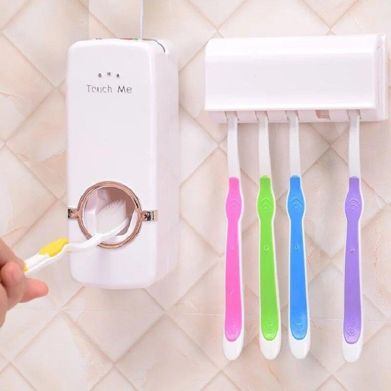 Dispenser E Base Para Escovas E Creme Dental