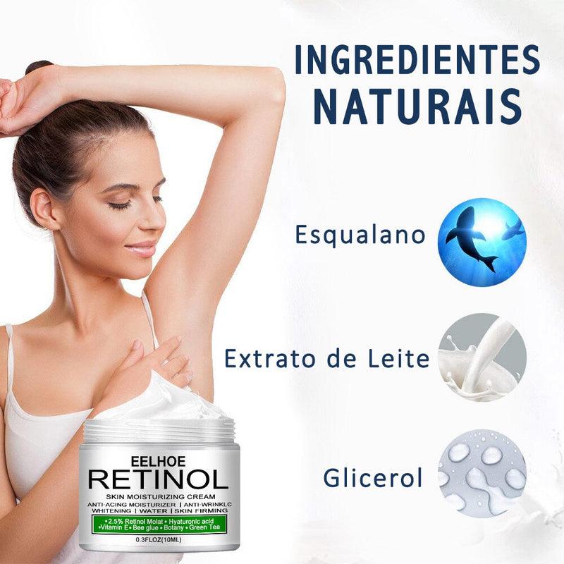 Creme Clareador de Axilas e Virilhas RETINOL - Dia dia de Mulher
